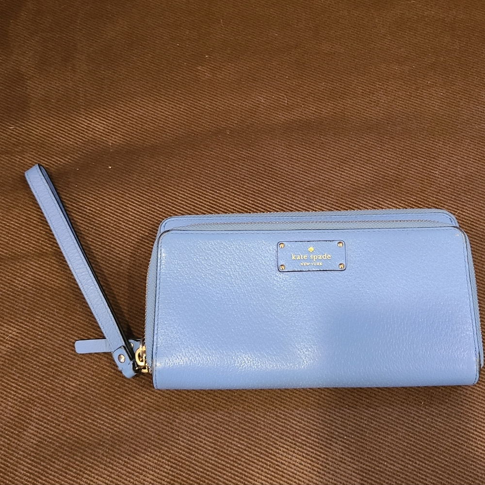 Kate Spade Light Blue Wristlet